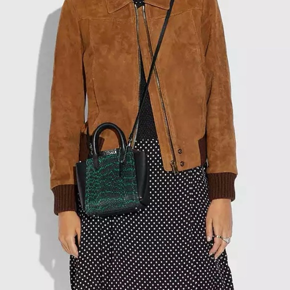 Coach bag with genuine snakeskin - Picture 5 of 8